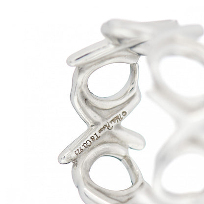 Tiffany Sterling Silver Paloma Picasso XO Band Ring 47 4 4 of 4