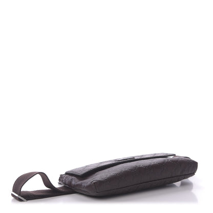 Gucci Guccissima Waist Belt Bag Dark Brown 4 of 10