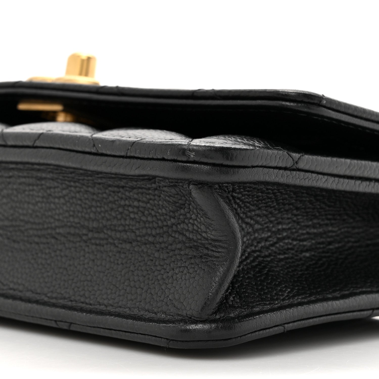 Chanel Caviar Quilted Sweetheart Wallet On Chain WOC Black 10 of 12