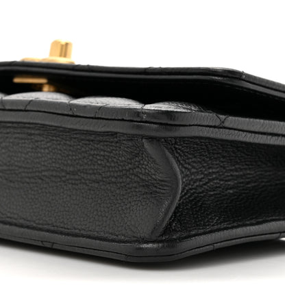 Chanel Caviar Quilted Sweetheart Wallet On Chain WOC Black 10 of 12
