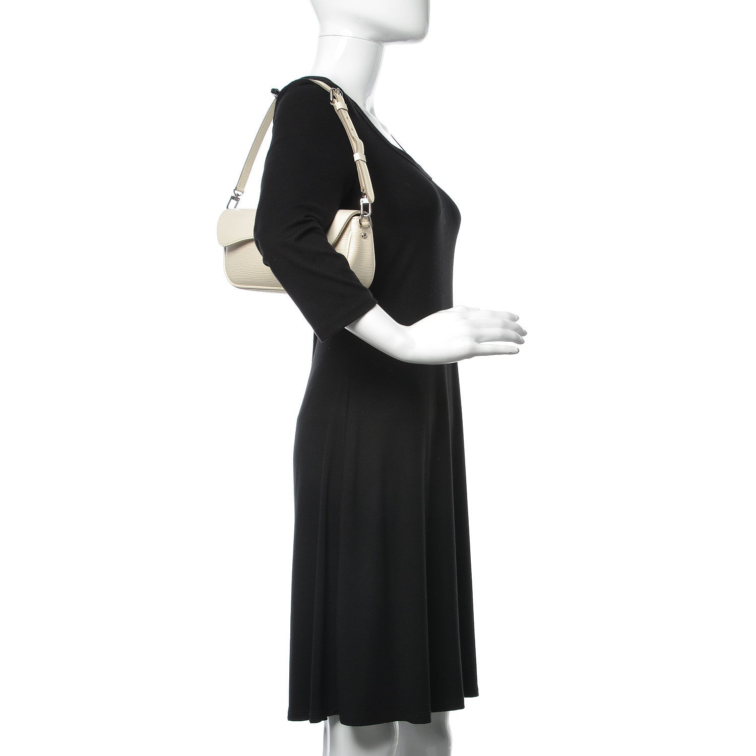 Louis Vuitton Epi Montaigne Clutch Ivory 2 of 12