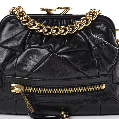 Marc Jacobs Calfskin Patchwork Little Stam Black 7 of 9