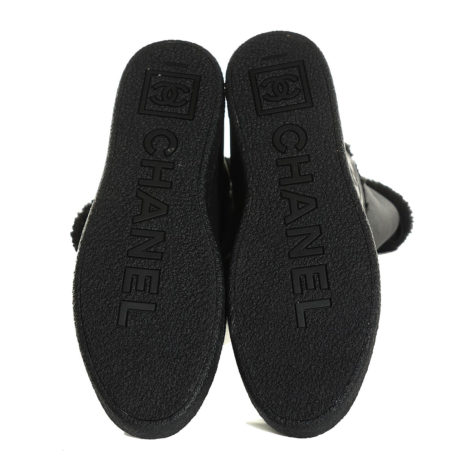 Shearling Short Boots 39 Black