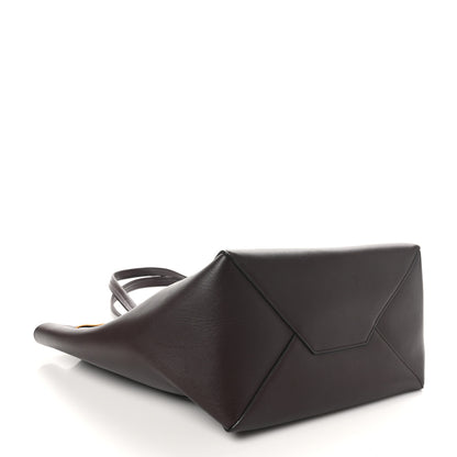Celine Smooth Calfskin Small Tassel Cabas Phantom Burgundy Orange 4 of 9
