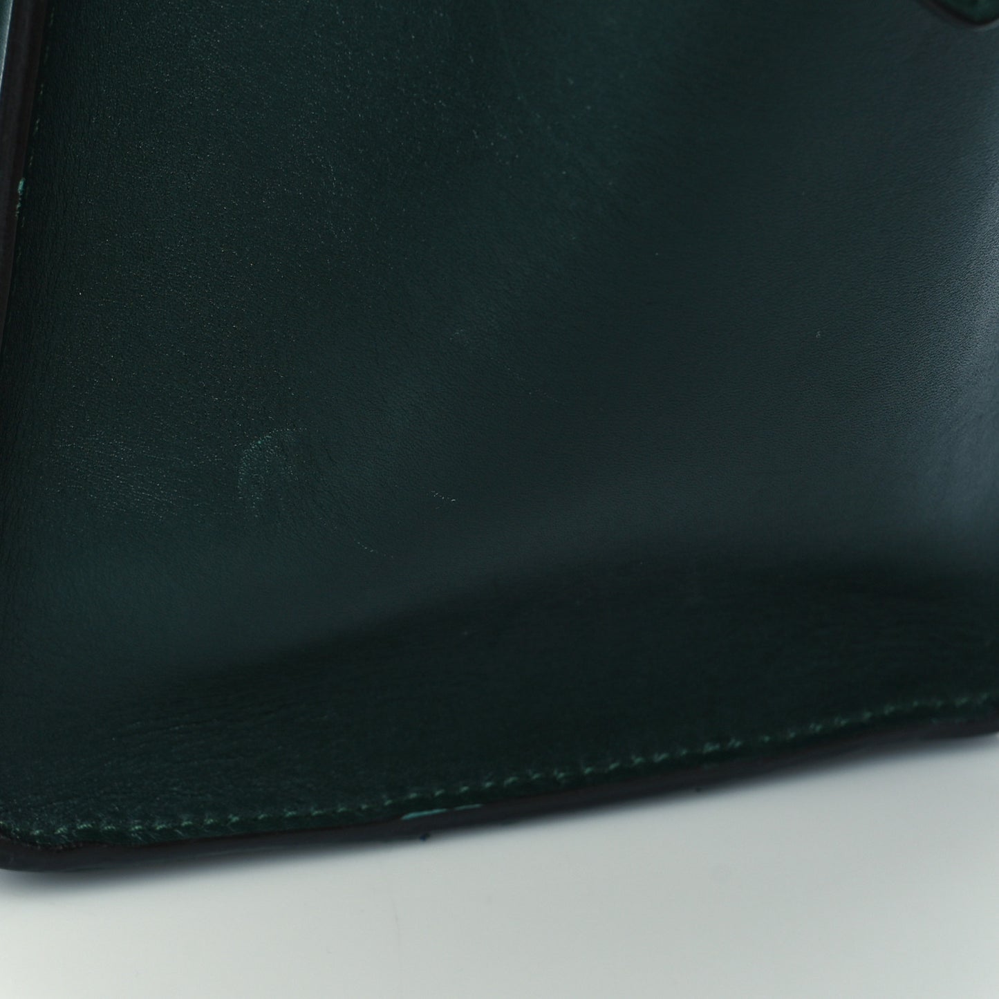 Smooth Calfskin Mini Luggage Emerald