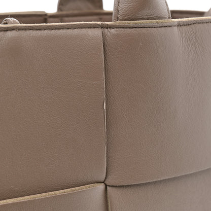 Bottega Veneta Nappa Maxi Intreccio Mini Arco Tote Taupe Grey 11 of 11