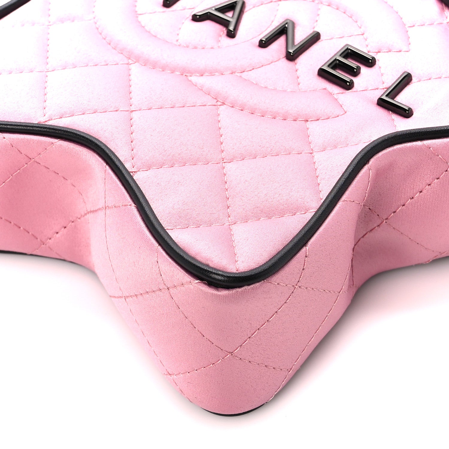 Chanel Satin Quilted Walk Of Fame Star Bag Pink 10 of 10