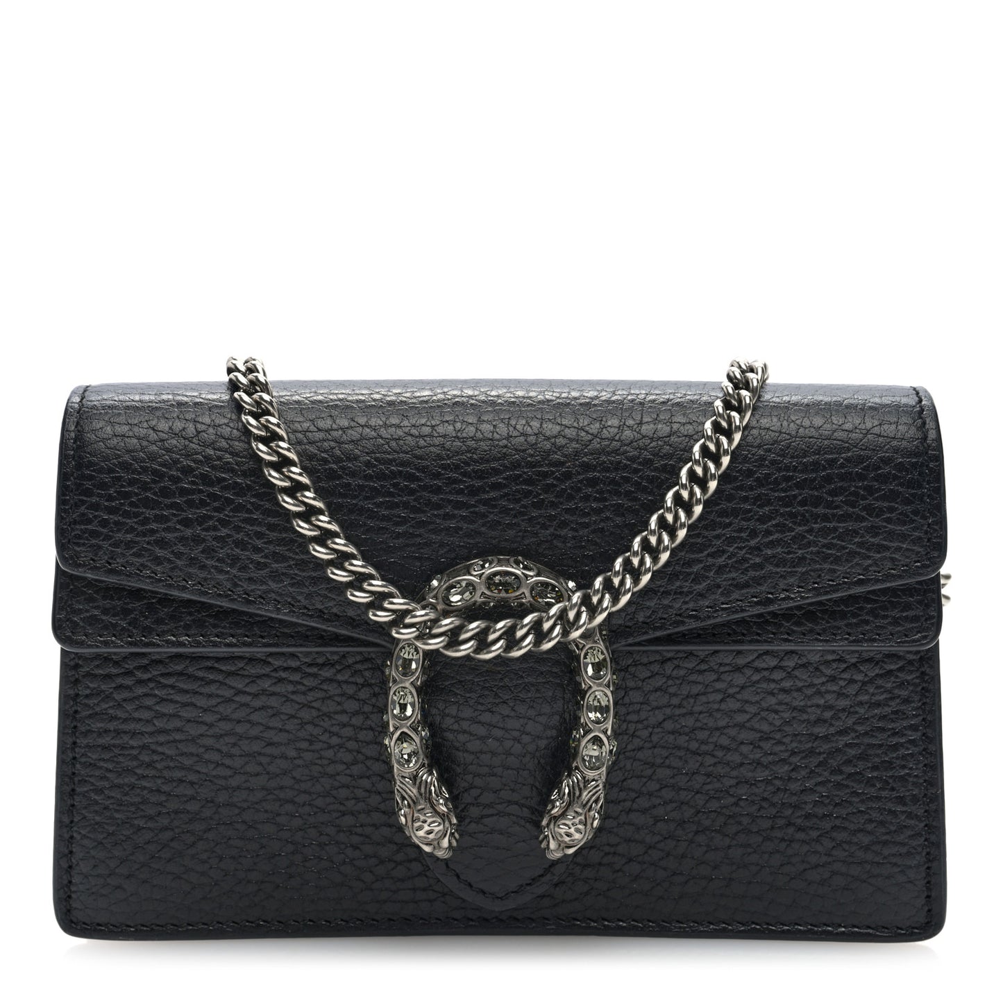Calfskin Super Mini Dionysus Shoulder Bag Black