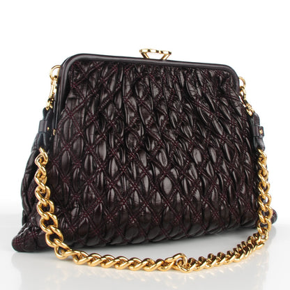 Marc Jacobs Elastic Quilted Stam Plum 3 of 7