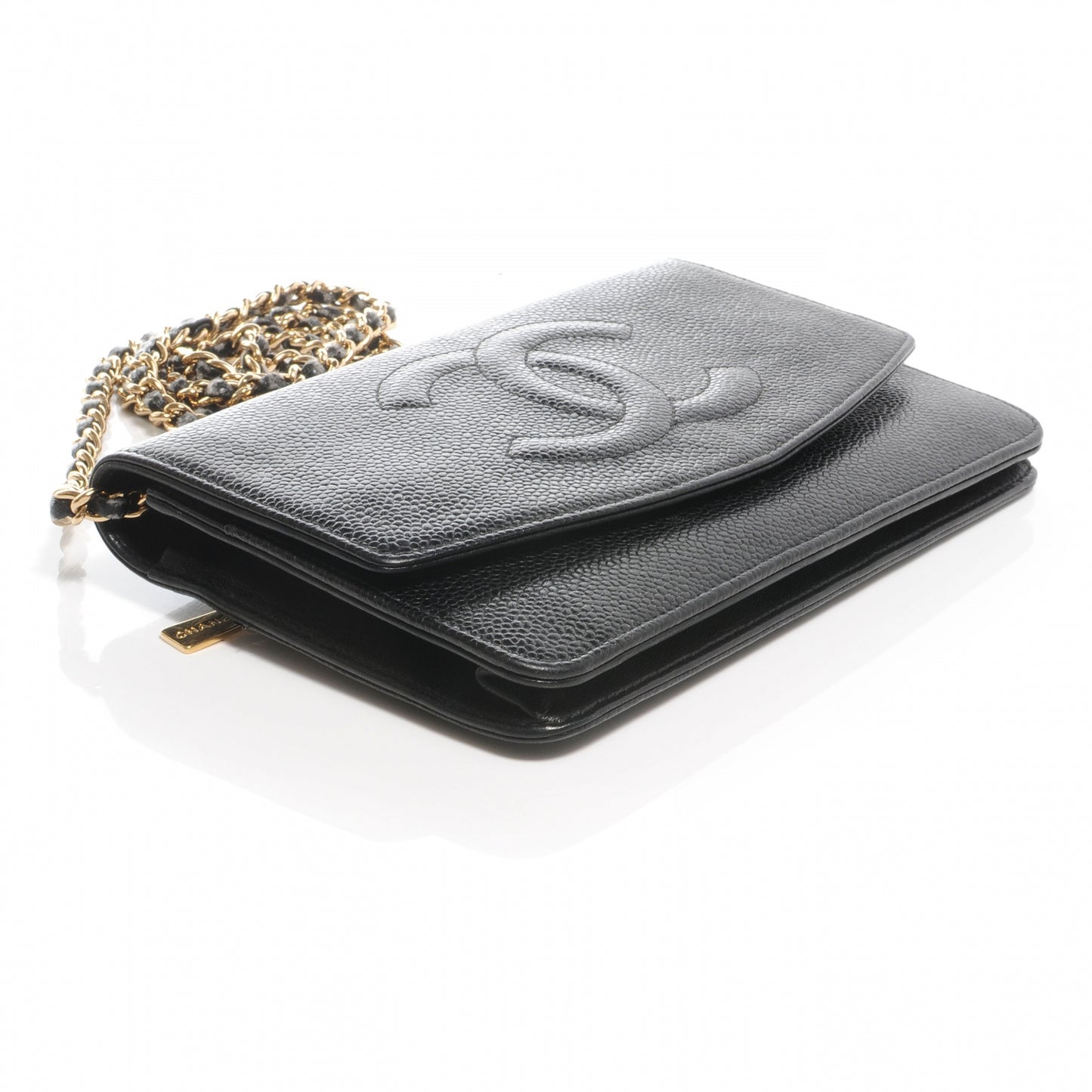 Caviar CC Wallet on Chain Black