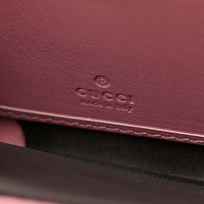 Gucci Guccissima Icon Zip Around Wallet Carmine Rose 6 of 10