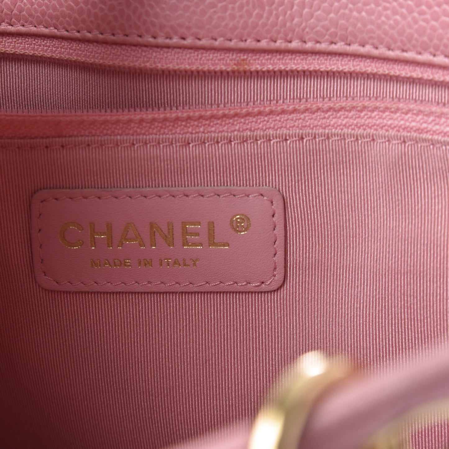 Caviar Quilted Petit Shopping Tote PST Pink
