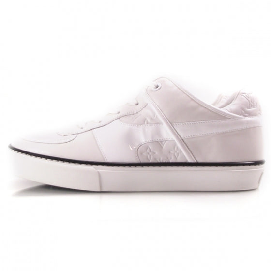 Louis Vuitton Calfskin LV Tower Sneakers Shoes 9 White 2 of 10