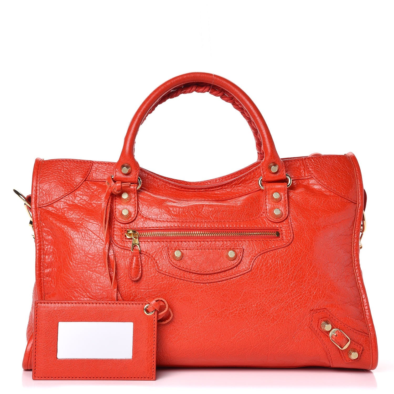 Balenciaga Agneau Giant 12 Gold Hardware City Rouge Coquelicot 1 of 11
