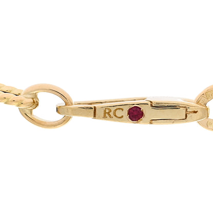 Roberto Coin 18K Yellow Gold Paper Clip Link Necklace 4 of 4