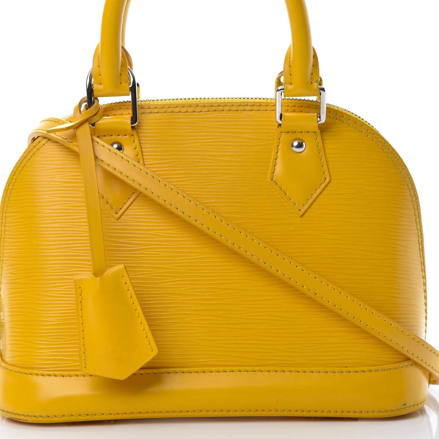 Louis Vuitton Epi Alma BB Citron 8 of 14