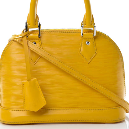 Louis Vuitton Epi Alma BB Citron 8 of 14