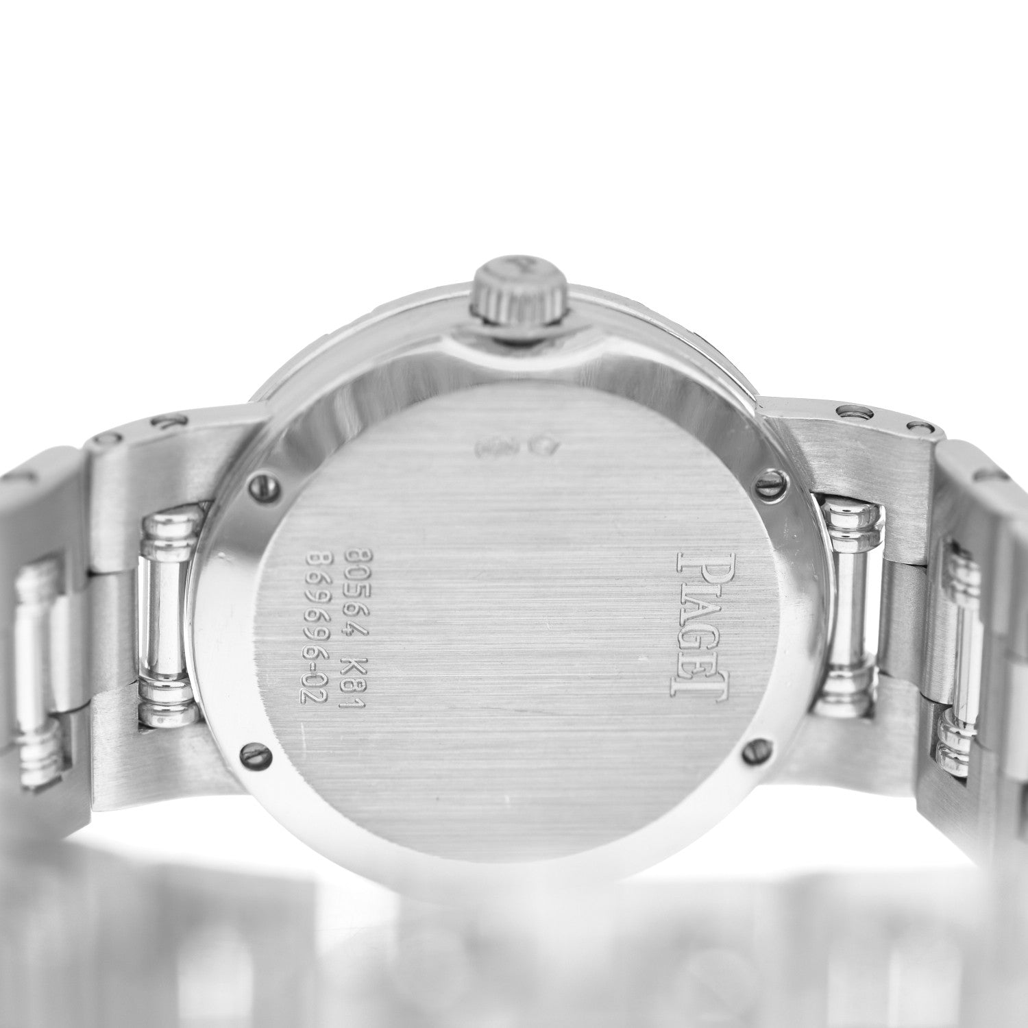 Piaget 18K White Gold Diamond Mother of Pearl 23.5mm Dancer Quartz Watch 4 of 4