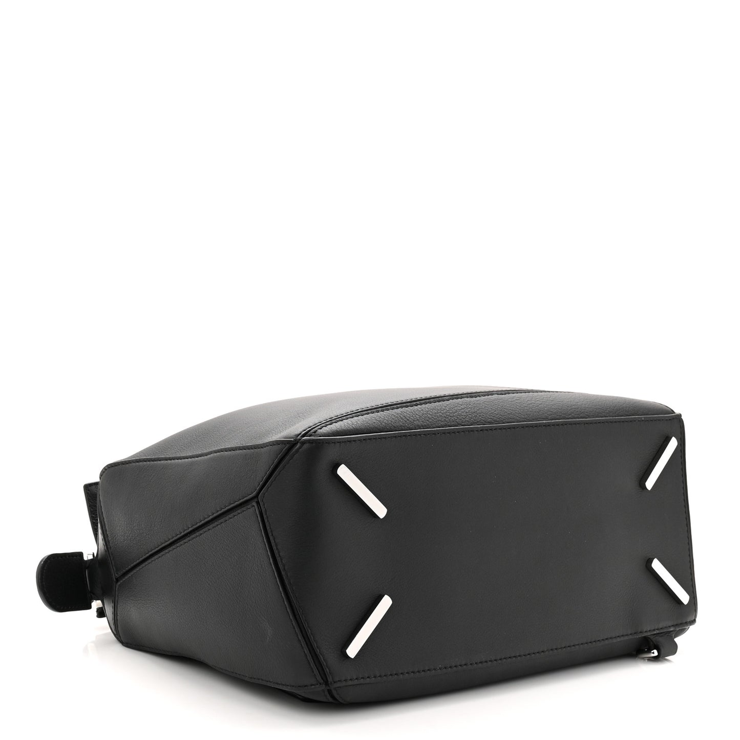 Calfskin Medium Puzzle Bag Black