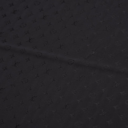 Louis Vuitton Silk Monogram Monaco Square Scarf Black 3 of 6