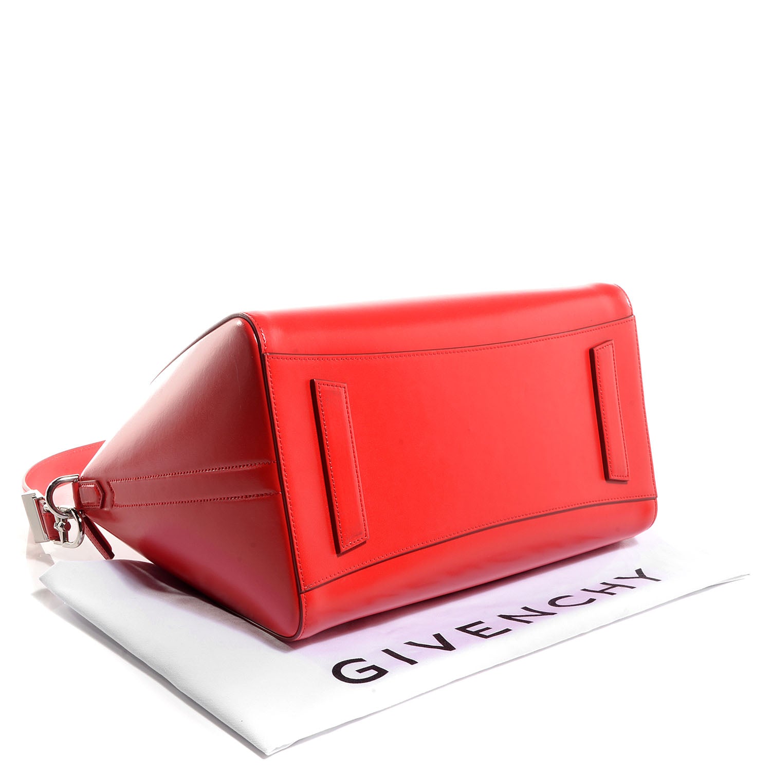 Givenchy Shiny Lord Calfskin Medium Antigona Medium Red 7 of 13