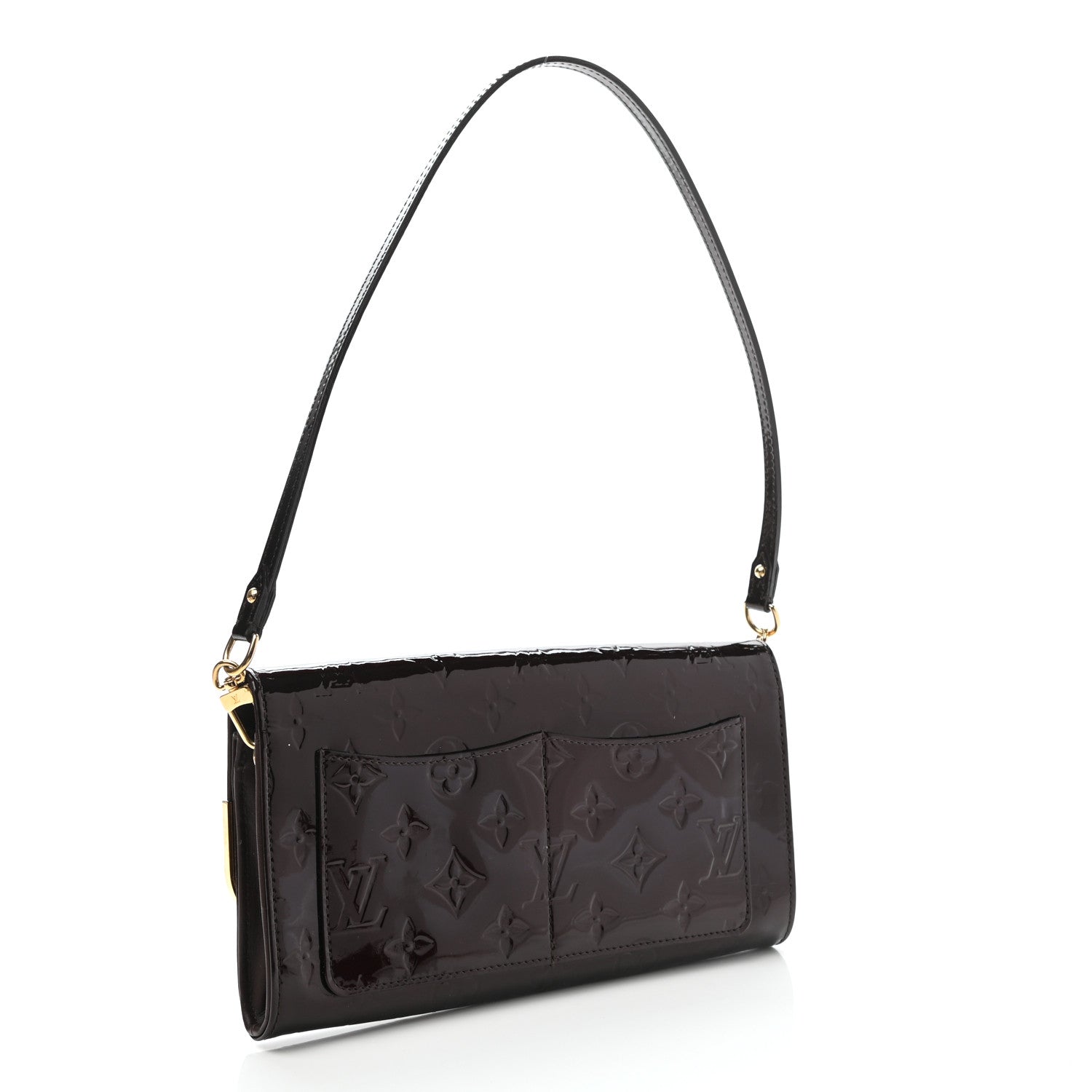 Louis Vuitton Vernis Rossmore MM Rouge Fauviste 3 of 10