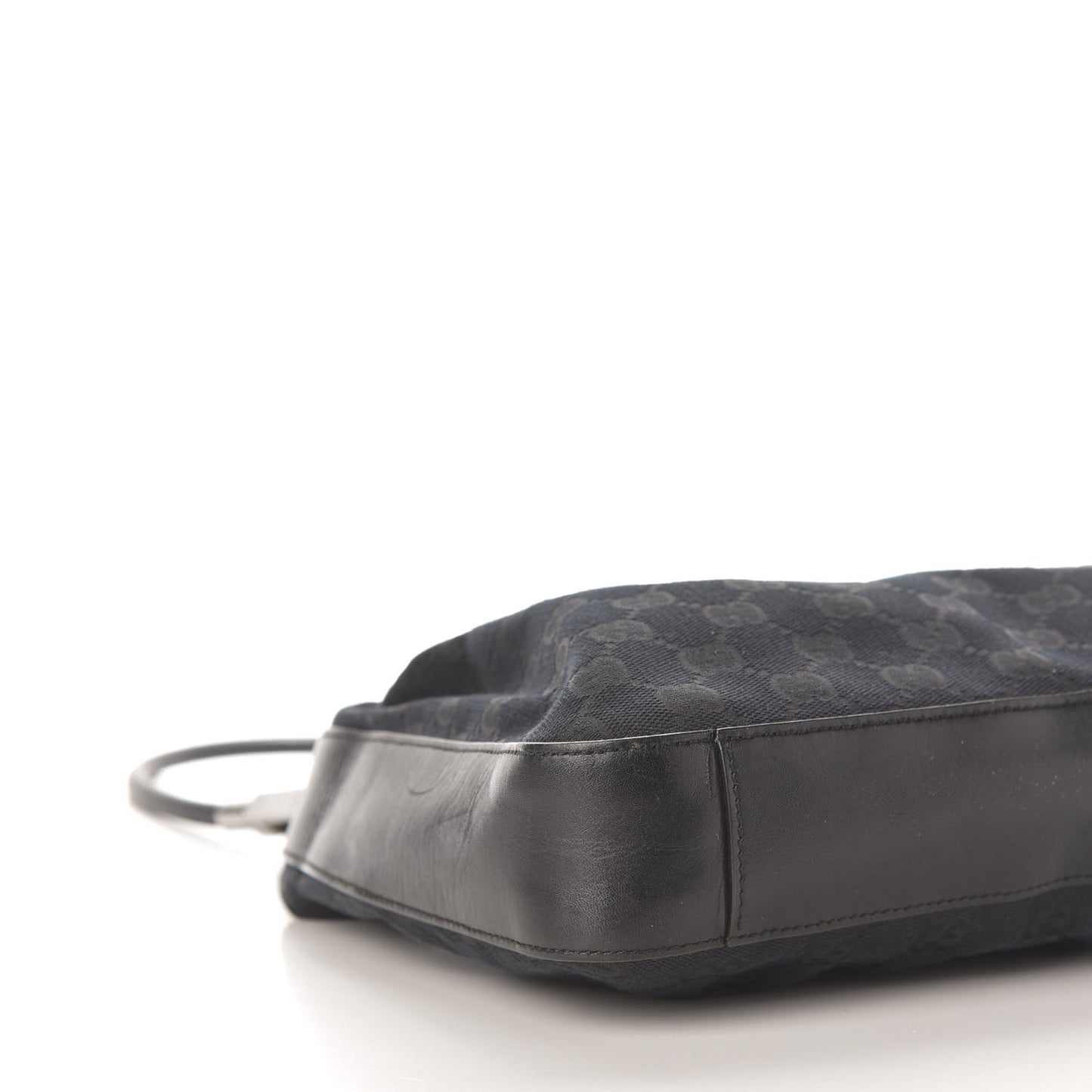 Monogram GG Small Clasp Hobo Black