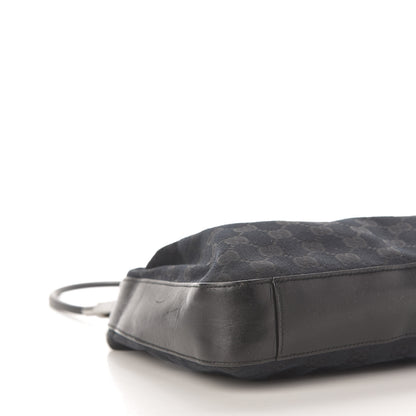 Gucci Monogram GG Small Clasp Hobo Black 8 of 13