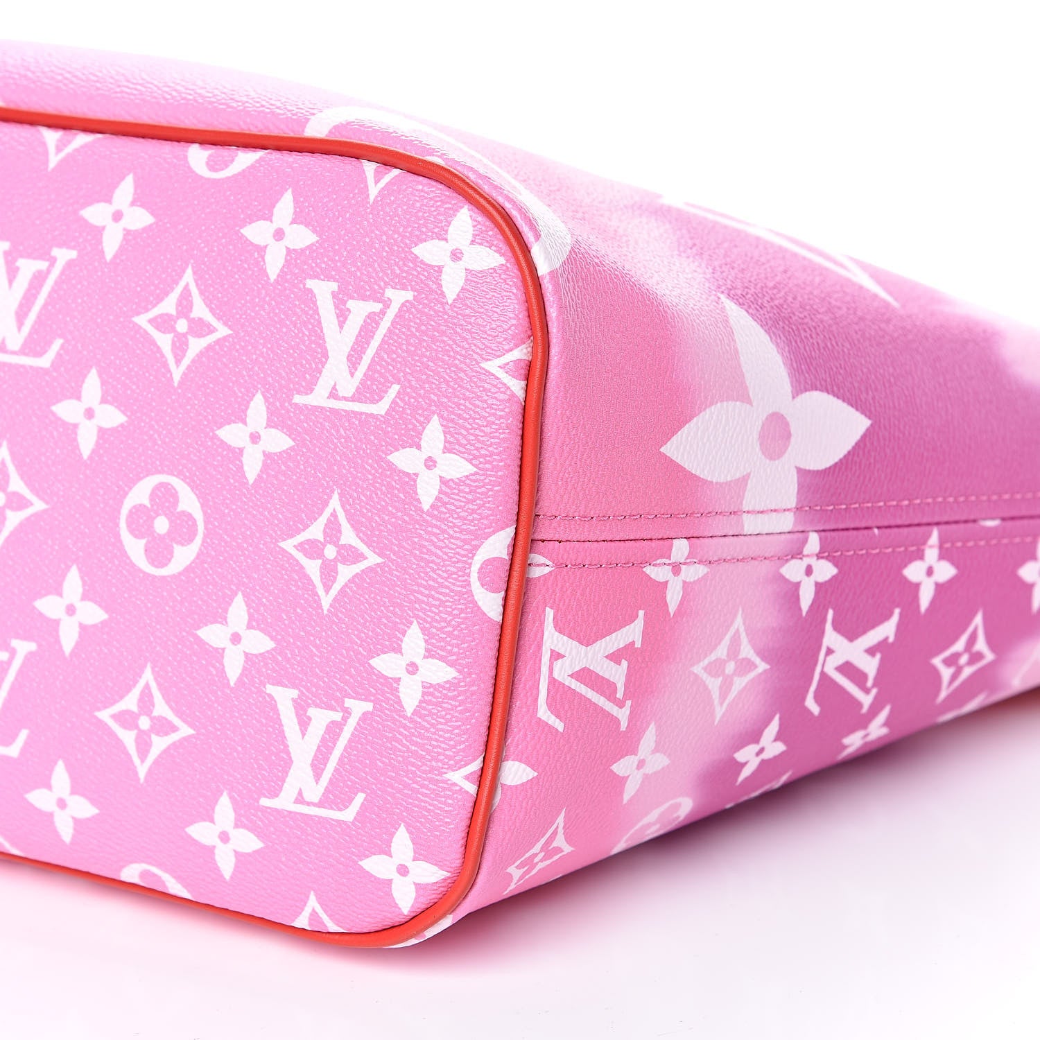 Louis Vuitton Monogram Escale Neverfull MM Rouge 9 of 10