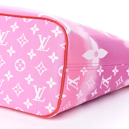 Louis Vuitton Monogram Escale Neverfull MM Rouge 9 of 10