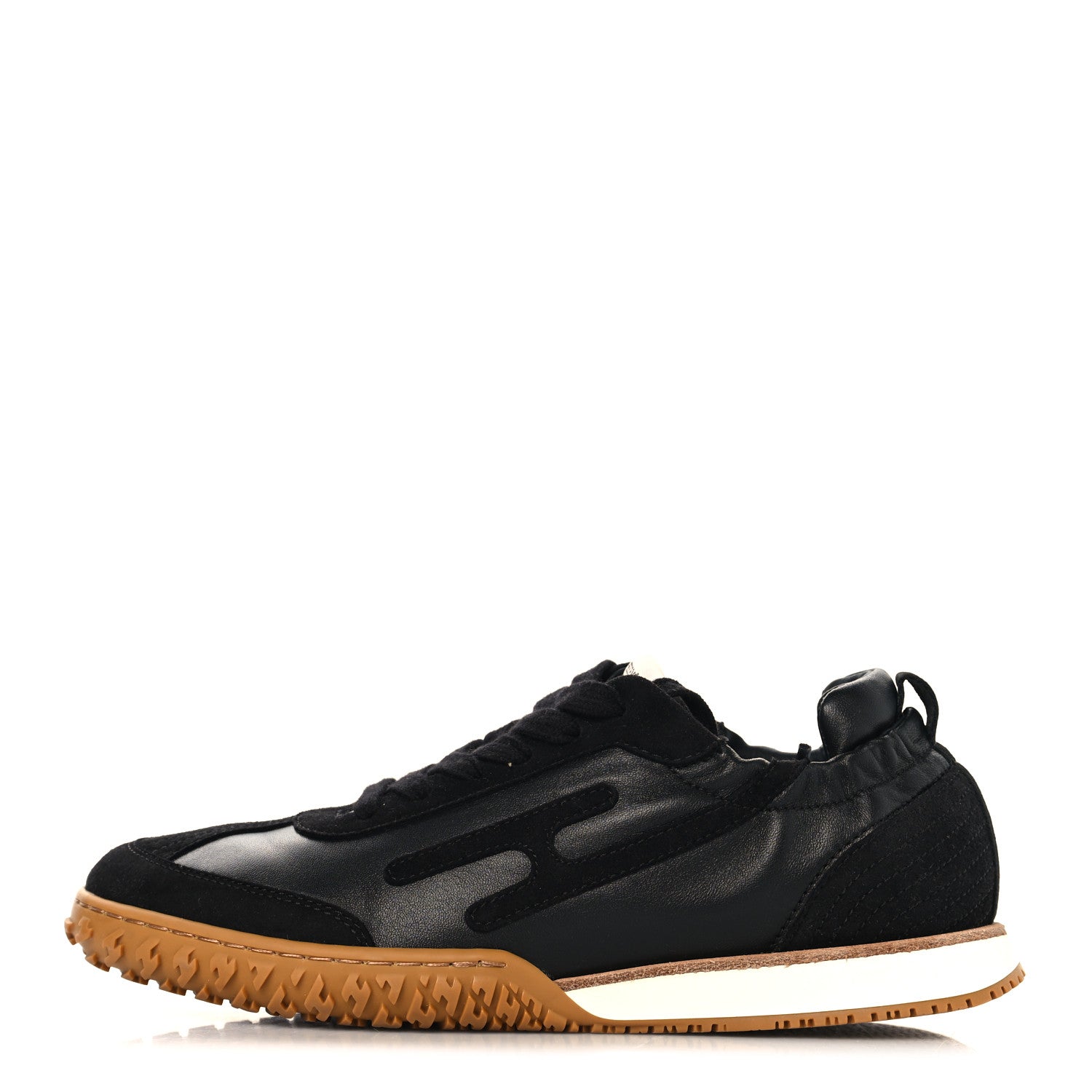 Hermes Nappa Suede Goatskin Jet Sneakers 36 Black 1 of 8