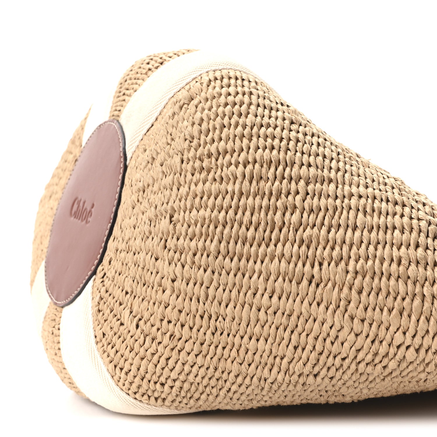 Chloe X MIFUKO Raffia Large Woody Basket Bag White 10 of 11