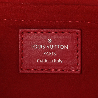 Louis Vuitton Calfskin New Wave Chain MM Ecarlate 6 of 9