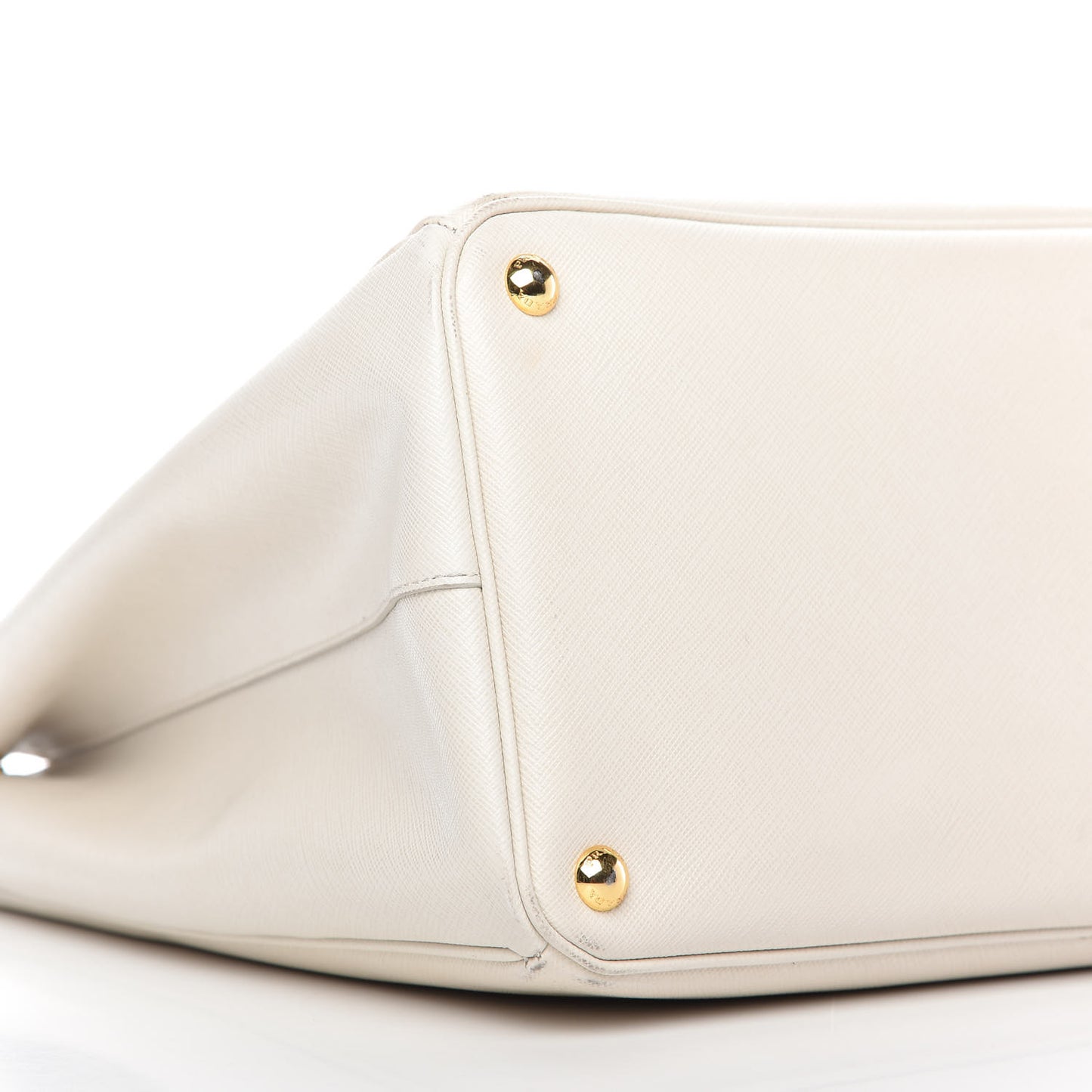Saffiano Lux Extra Large Galleria Double Zip Tote Talco