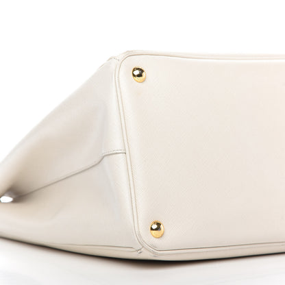 Prada Saffiano Lux Extra Large Galleria Double Zip Tote Talco 6 of 13
