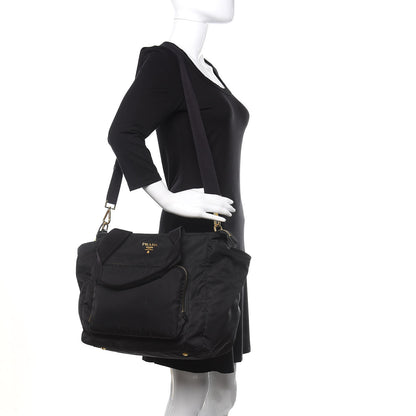 Prada Tessuto Nylon Vela Diaper Bag Black 2 of 11