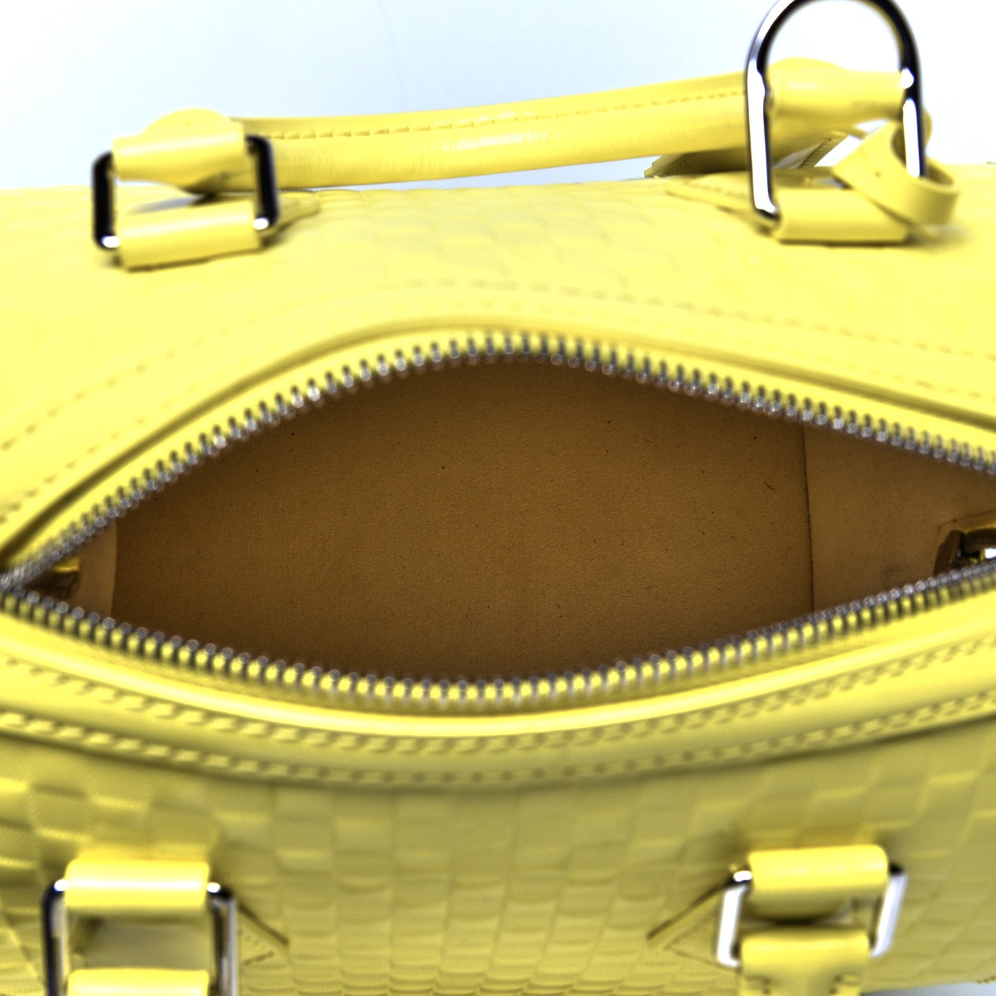Damier Facette Speedy Cube PM Yellow