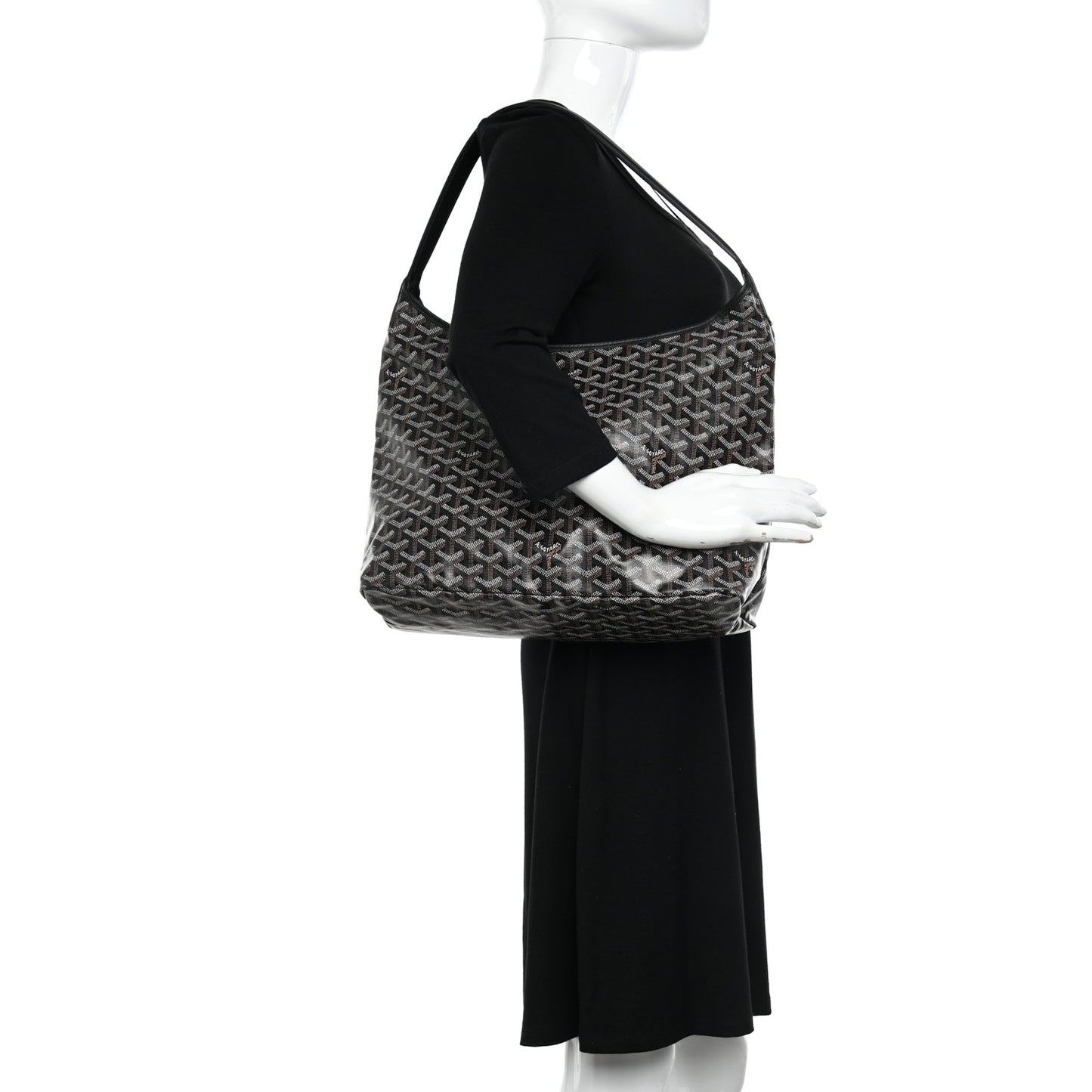 Goyardine Boheme Hobo Black