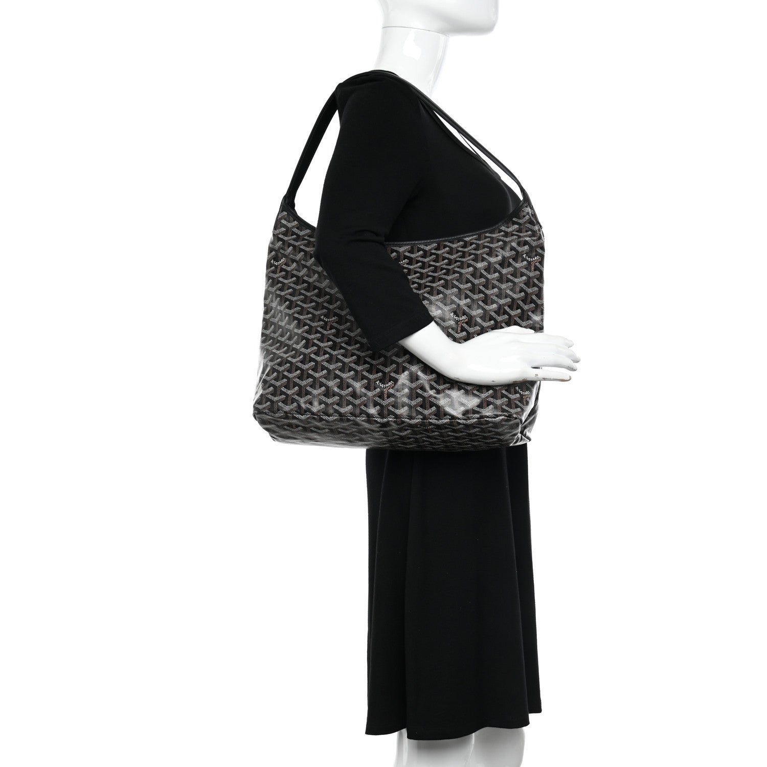 Goyard Goyardine Boheme Hobo Black 2 of 12