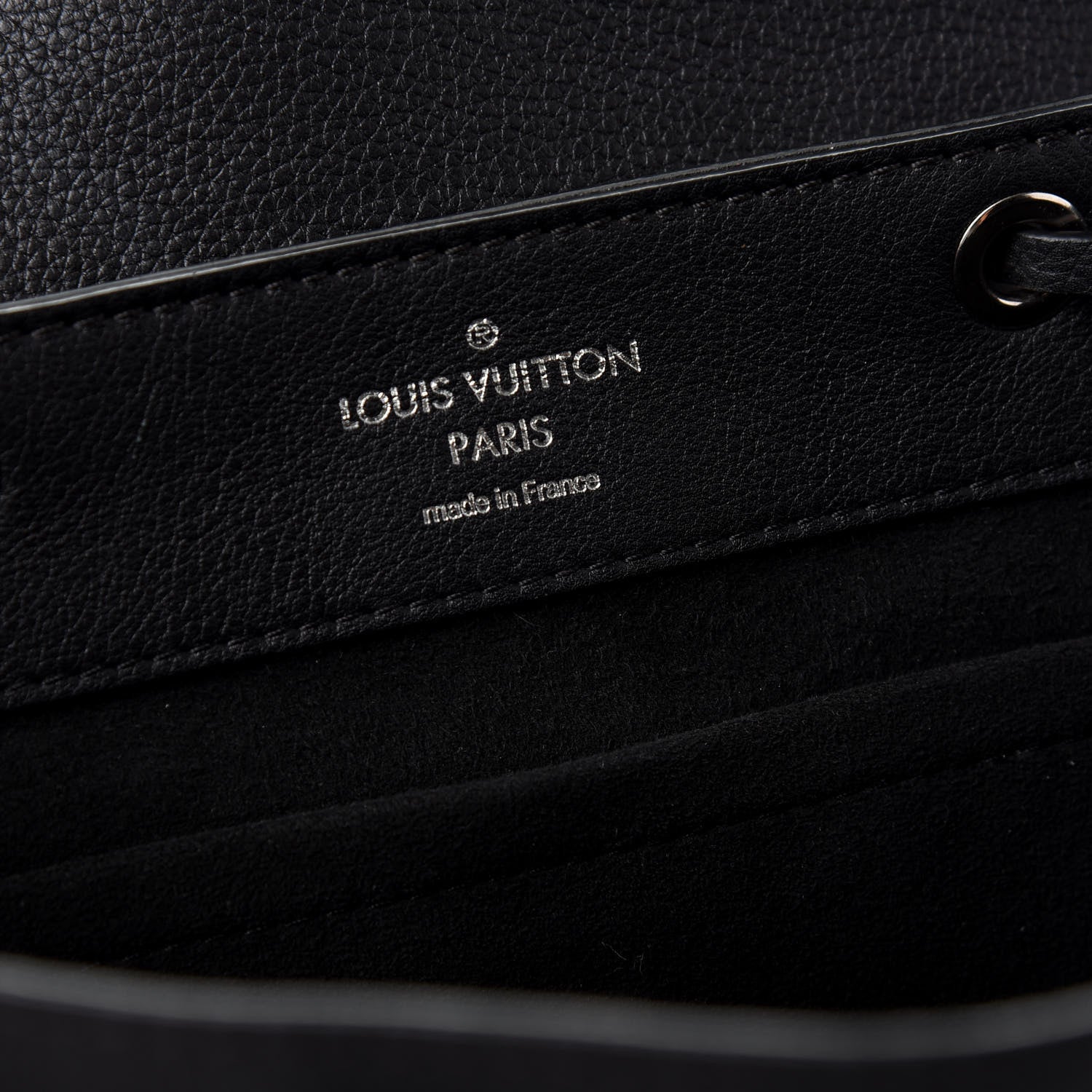 Louis Vuitton Calfskin Lockme Backpack Black 7 of 8