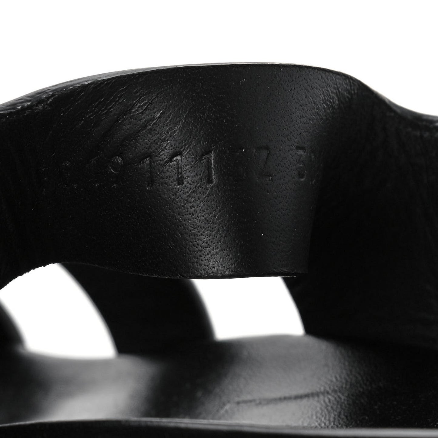 Calfskin Womens Takara Sandals 38.5 Black