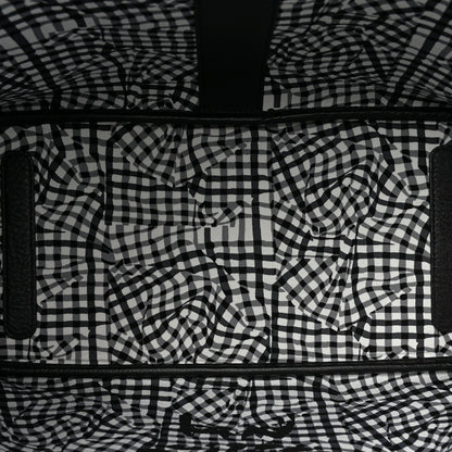 MCM Grained Calfskin Visetos Medium Liz Reversible Shopper Tote Black 9 of 16