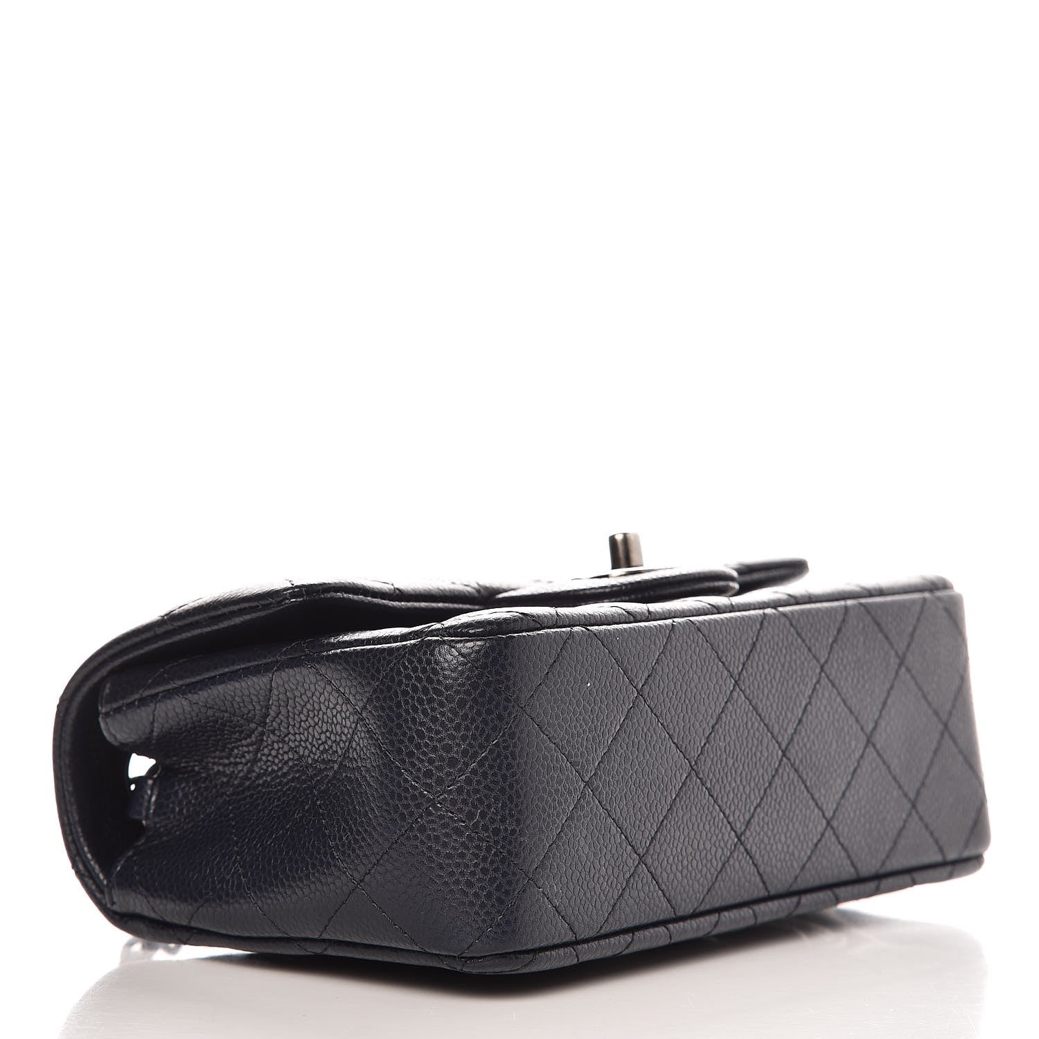 Chanel Caviar Quilted Mini Rectangular Flap Navy 4 of 9