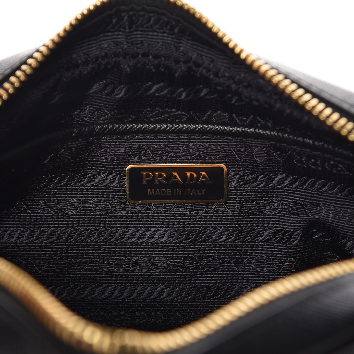 Saffiano Lux Small Camera Crossbody Bag Black
