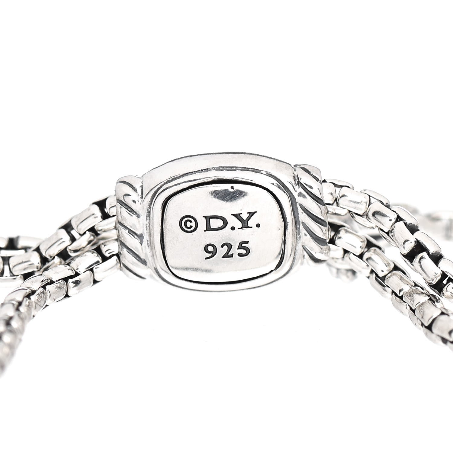David Yurman Sterling Silver Diamond Petite Pave Cross Bracelet 4 of 4
