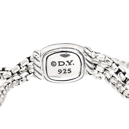 David Yurman Sterling Silver Diamond Petite Pave Cross Bracelet 4 of 4