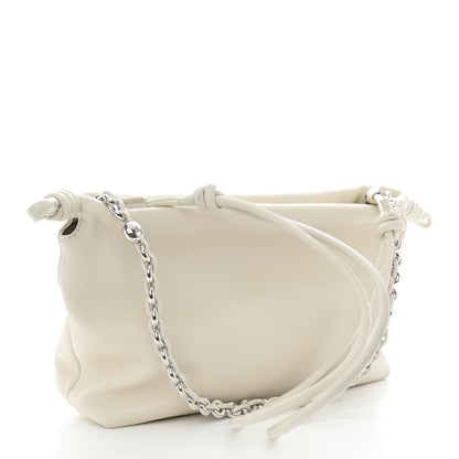 Loewe Mellow Nappa Medium Donut Chain Flamenco Knot Clutch Sea Salt 3 of 10