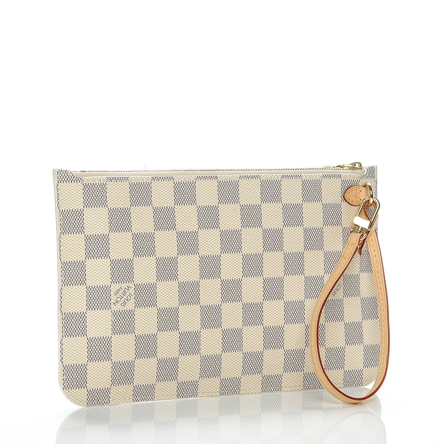 Louis Vuitton Damier Azur Neverfull MM GM Pochette 3 of 6