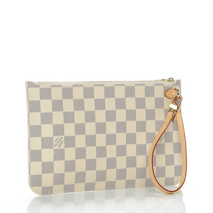 Louis Vuitton Damier Azur Neverfull MM GM Pochette 3 of 6