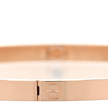 Cartier 18K Pink Gold Small LOVE Bracelet 18 5 of 9